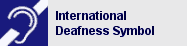 international deafness symbol